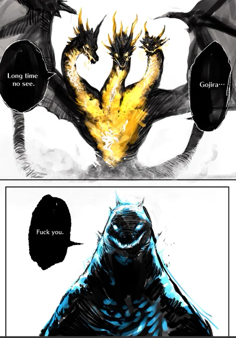 What if Godzilla spoke? 