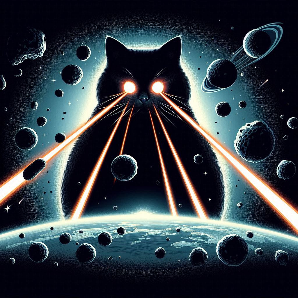 leadcatsol's tweet photo. @meowbeen_ What if we send another cat into space ?

This cat is taking over https://t.co/Uq5m7oWJOm