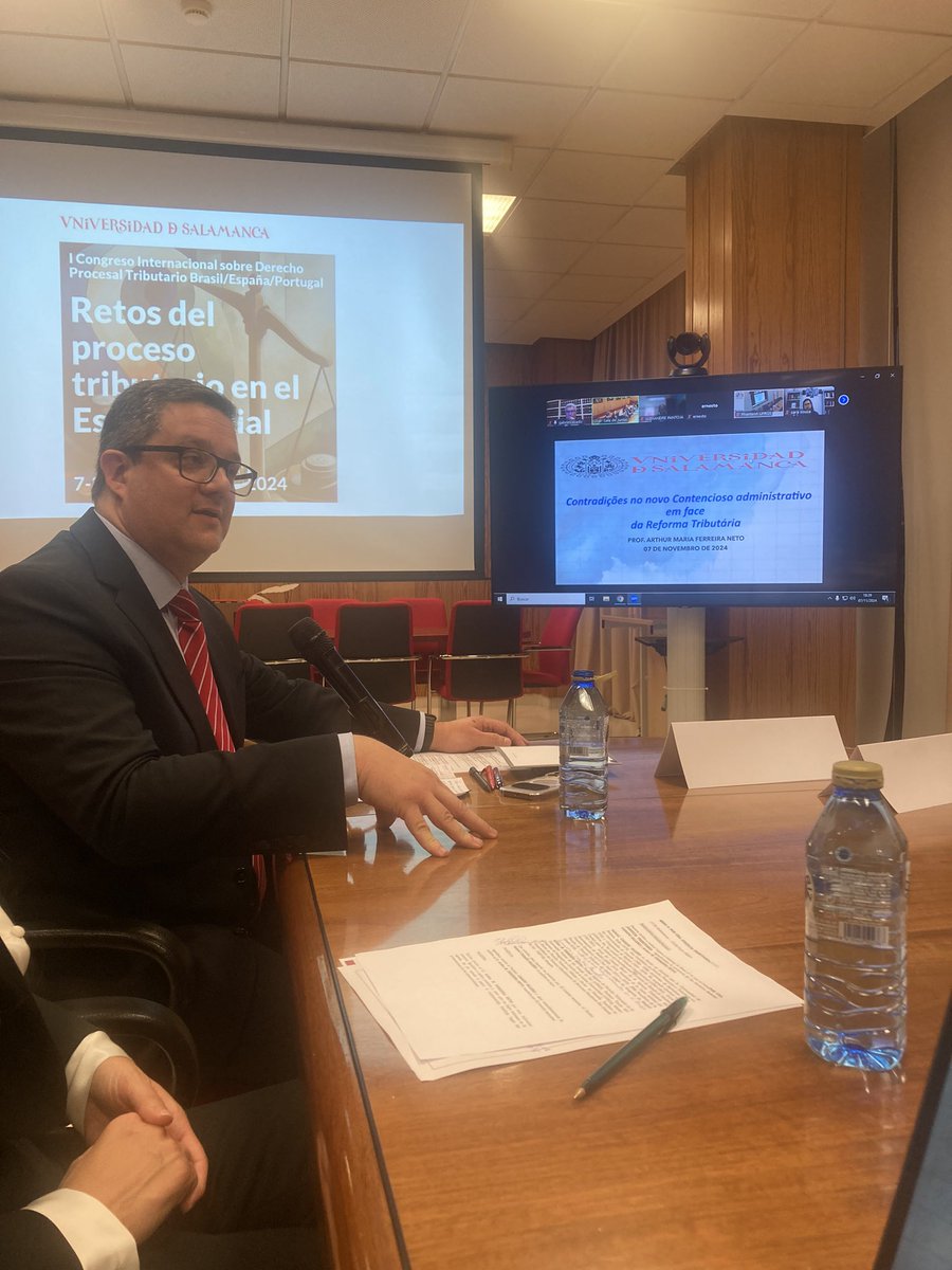 Seguimos esta tarde con los Profs. Gabriel Casado Ollero <a href="/unicomplutense/">Complutense</a> y Prof. Artur Ferreira Neto con ponencias sobre la Justicia Tributaria <a href="/FURG/">FURG</a>