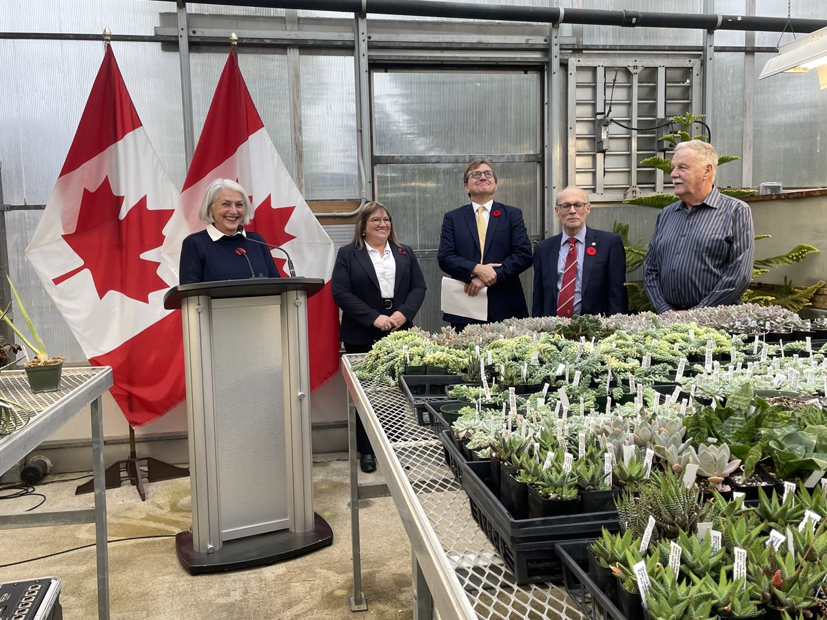 Our government’s 2 billion tree program is well underway.

And now, a new tree nursery at @munbotgarden will help meet that goal through a new $295,000 investment.

This will be the first nursery focused on growing native varieties of trees, and will produce 500 trees annually!