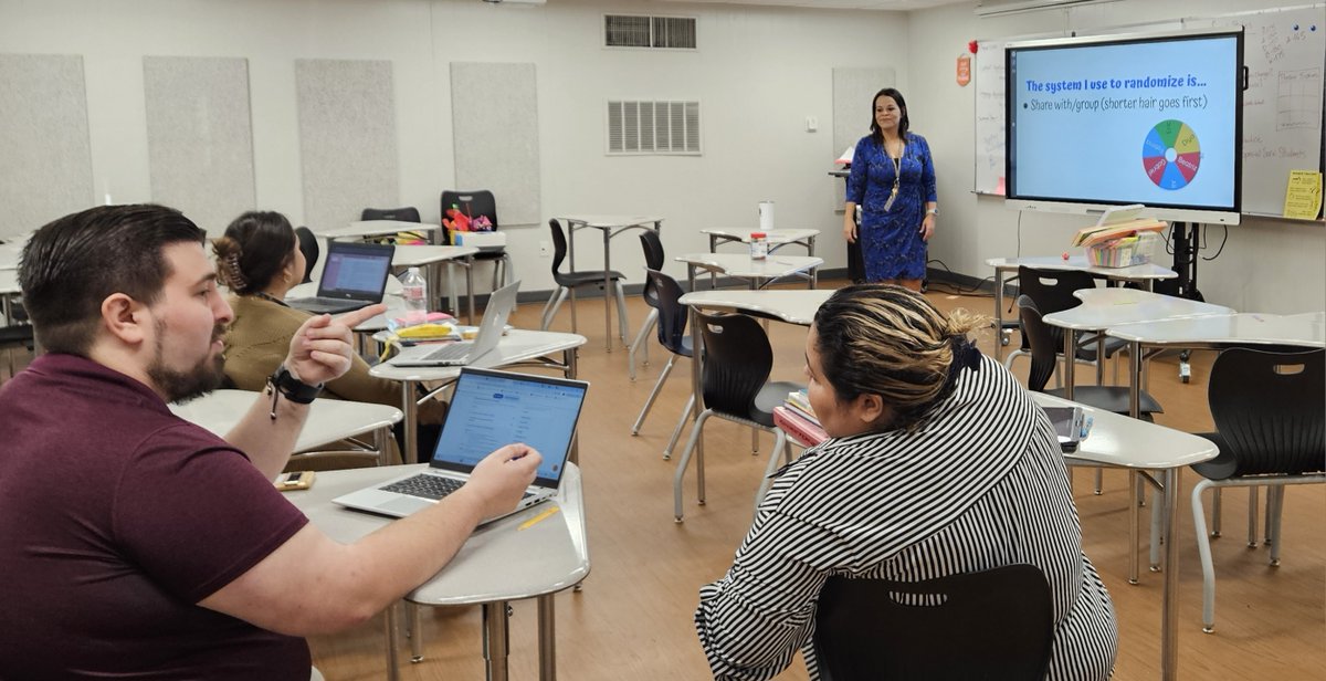 CISDDualESL's tweet photo. "Sessions with Sandy" are targeted professional development that are geared towards assisting our EB students and teachers. Great job working with CHS and C9 Ms. Rivas! @9thIsd @CHS_CISD https://t.co/RU0DCqJlYO