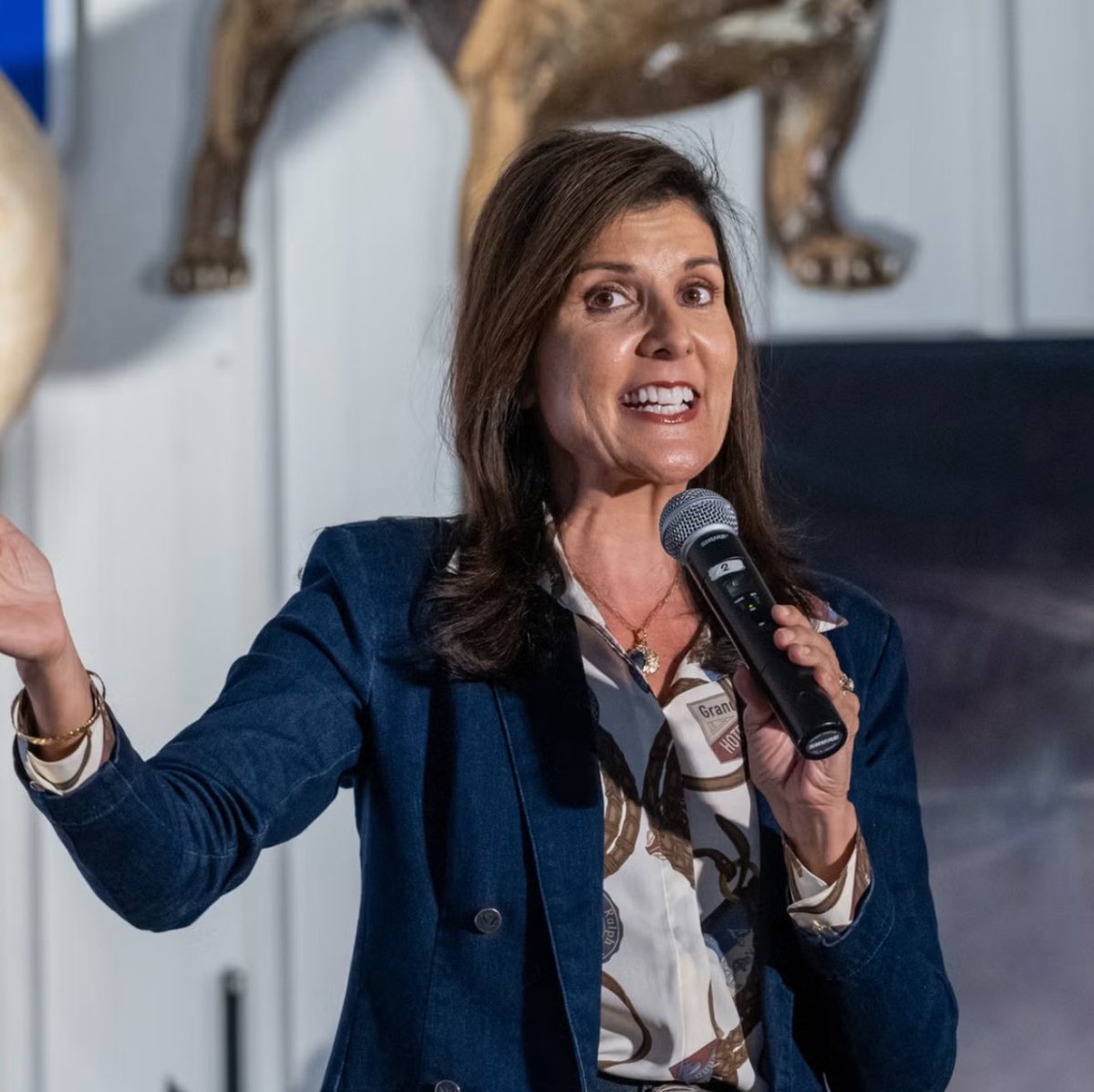 MAGAVoice's tweet image. If you think Nikki Haley should NOT be anywhere near Trump’s administration, like and repost this 

WE HAVE TO MAKE OUR VOICES HEARD ABOUT NIKKI “RINO” HALEY