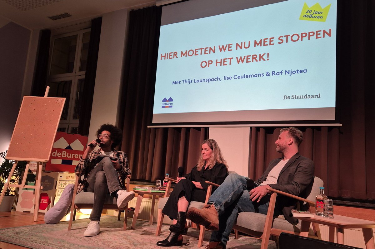 We zitten nu op een cruciaal moment in de werkgeschiedenis, cf. meer thuiswerk, teveel aandacht voor 'content', enz. We moeten met veel stoppen, was de oproep. Mijn leuze: Laat <a href="/deBuren/">deBuren</a> nog heel lang doorgaan. Een gelukkige 20e verjaardag!