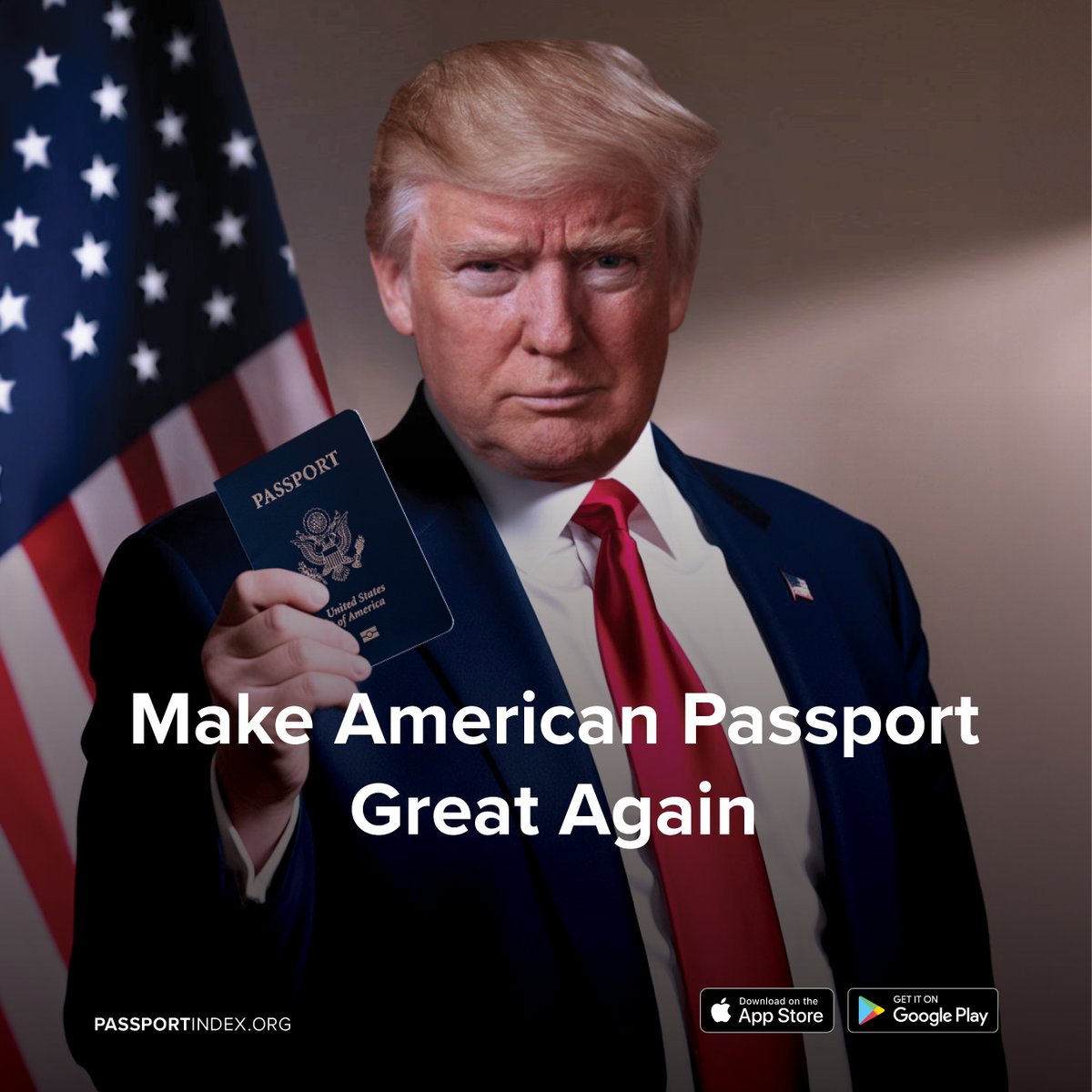Americans have spoken: Trump gets a 'visa-free entry' to the White House.
<a href="/realDonaldTrump/">Donald J. Trump</a> <a href="/elonmusk/">Elon Musk</a> 
#USelections #Trump #DonaldTrump #USA #Elections #Elections2024 #Kamala #MAGA #PassportIndex