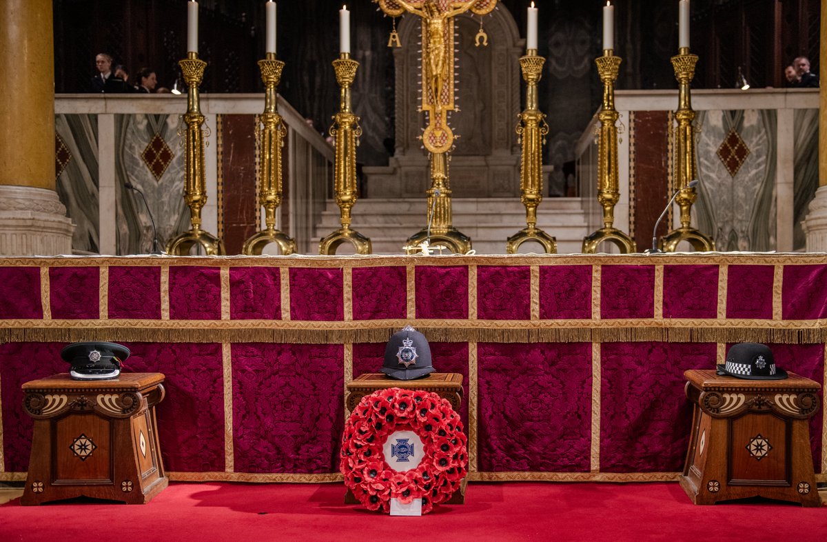 Earlier this afternoon, we welcomed <a href="/catholic_police/">Catholic Police Guild 🚓 🇻🇦 #CPG</a> for their 101st Requiem Mass, celebrated by Bishop Williams. Founded in 1914, the Police Guild held their first Requiem here in 1923 and, with the exception of a 2020 livestream, have been back to the Cathedral each year since.
