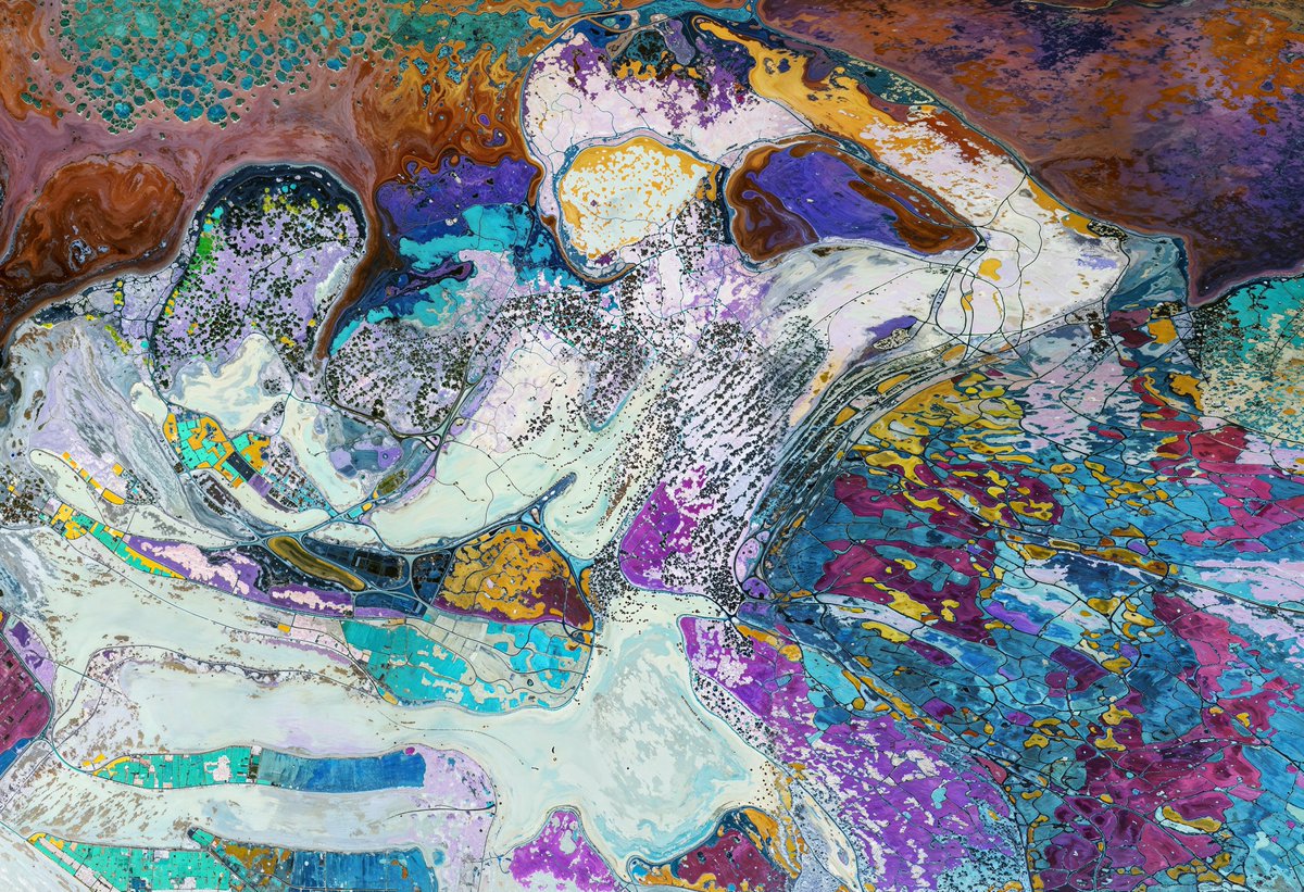 GM ☀️ 

🖼️: "Shifting Ground" by <a href="/katiemorrisart/">Katie Morris</a>