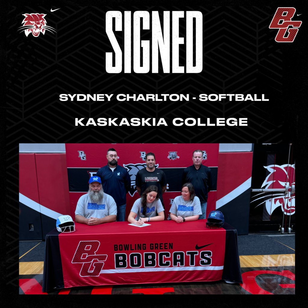 Congrats to Sydney Charlton for signing to play softball at Kaskaskia College.