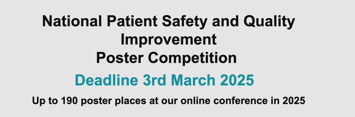 BristolPtSafety's tweet image. Our poster competition is now open for entries: bristolpatientsafety.com/poster-competi… #BPSC2025