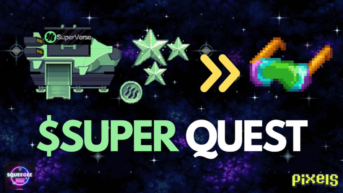 Squeegee_Plays's tweet photo. Here's a Complete Video Guide on How To Complete $SUPER QUEST
📺https://t.co/j9X9ozEhLU
📺https://t.co/j9X9ozEhLU
📺https://t.co/j9X9ozEhLU
#PixelsCreator #PixelsCommunity #SuperQuest #SUPERToken #SqueegeePleyyys🤙 https://t.co/LPrzMIf9a7