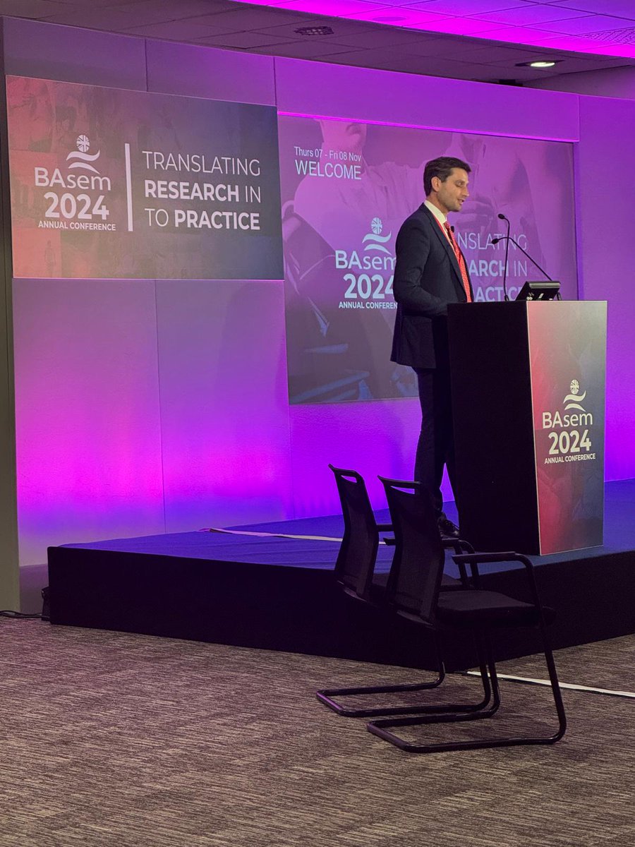 basem_uk's tweet photo. Great 1st day #BASEMConf24! Huge thanks to all the speakers & chairs 👏. Excited for Day 2 & tonight's conf dinner 🎰🎤🤵💃 https://t.co/ljXIadYG8P