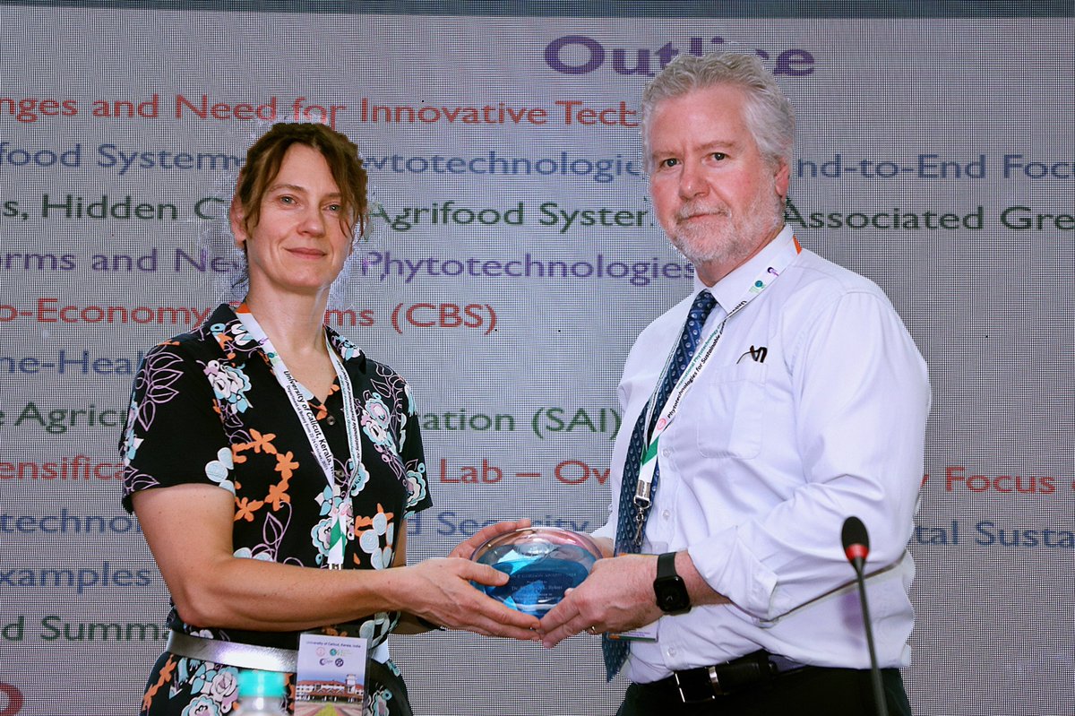 Chuffed to bits to be awarded the Milton P. Gordon Award for Excellence in #Phytoremediation at the International Phytotechnology Society's (IPS) annual conference held in Kerala, India; October 22 - 24, 2024. 
ipc18.uoc.ac.in