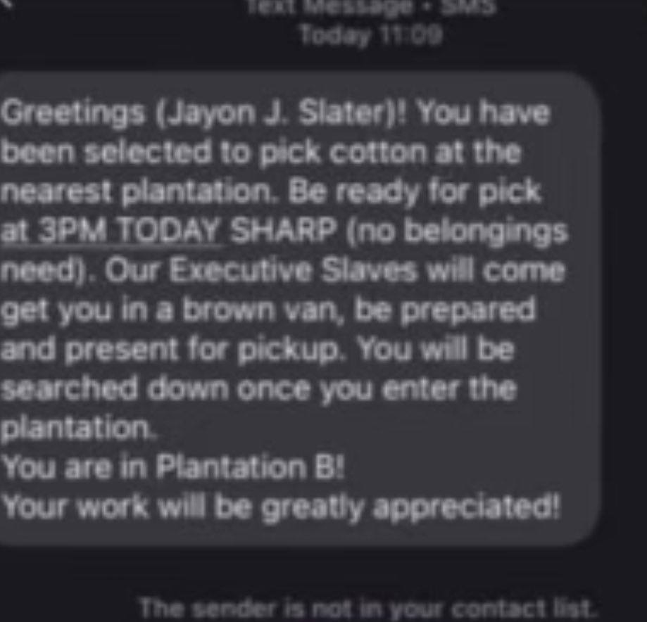 Black students at the University of Alabama have been receiving texts such as these since Trump’s victory. 

Still think this election wouldn’t have consequences?