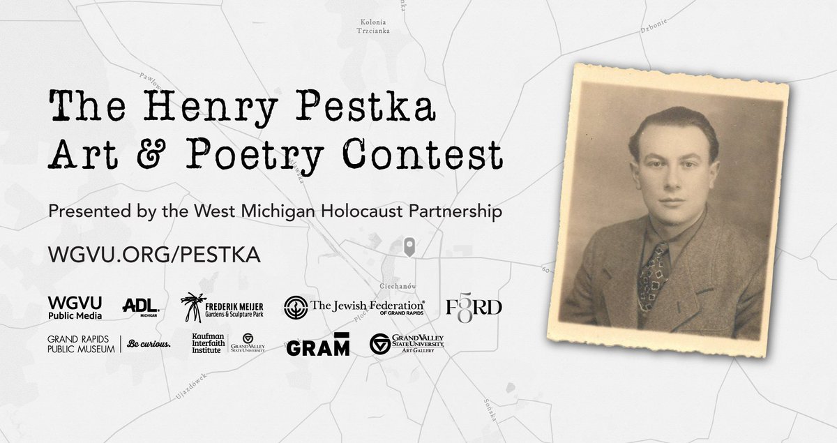 PresGeraldRFord's tweet photo. CASH PRIZES for West Michigan students who place in the Henry Pestka Art & Poetry Contest!

We are proud to partner with @WGVUPublicMedia to let local students show how the power of words can cause change.

Read more, and find the writing prompt, here: https://t.co/1vcDUBxPbg

#ItStartedWithWords