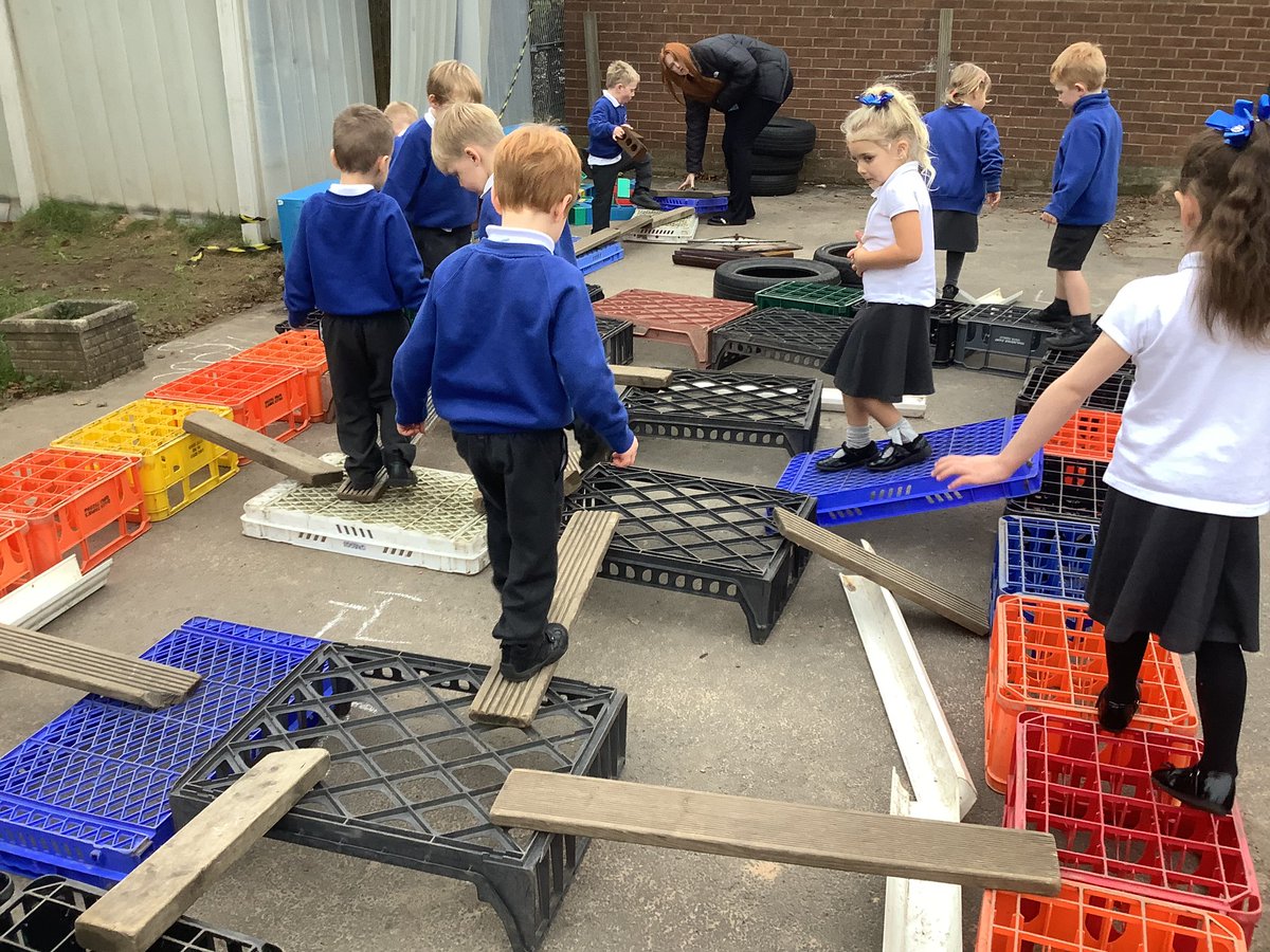 The floor is lava 🔥 #earlyyears <a href="/TorrisholmeCPS/">Torrisholme Primary School</a> <a href="/DBESchoolAdvice/">DBE School Improvement</a> <a href="/OPAL_CIC/">Outdoor Play and Learning (OPAL) CIC</a>