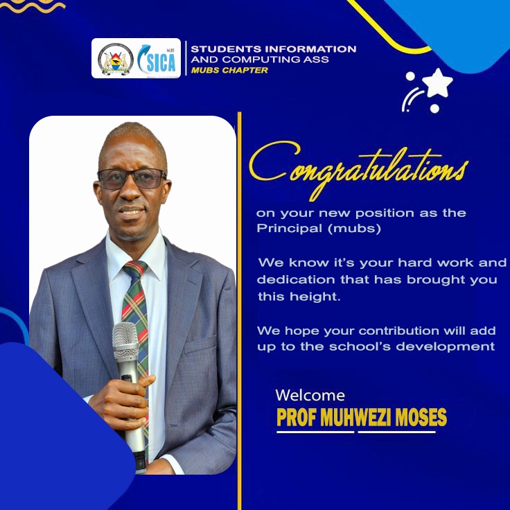 SICA MUBS (@sicamubs) on Twitter photo Warmest congratulations to our newly appointed Principal! <a href="/ProfMuhwezi/">Moses Muhwezi</a> 🎉 SICA, we are thrilled to welcome your leadership and look forward to working together toward a bright future for our university. Here's to a successful journey ahead!
#SICAMUBS
<a href="/MUBSPRO/">#29AIMC2025</a>
<a href="/MUBSTV/">MUBS TV</a> Warmest congratulations to our newly appointed Principal! <a href="/ProfMuhwezi/">Moses Muhwezi</a> 🎉 SICA, we are thrilled to welcome your leadership and look forward to working together toward a bright future for our university. Here's to a successful journey ahead!
#SICAMUBS
<a href="/MUBSPRO/">#29AIMC2025</a>
<a href="/MUBSTV/">MUBS TV</a>