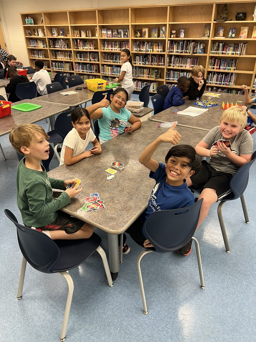 Our first class earned their reward for showing HAWK behavior in the library! Way to go, Ms. DeMartini’s class! And we’ve already got another class scheduled for their reward next week 🤩 Keep soaring, <a href="/VincentFarmBCPS/">VincentFarmBCPS</a>!