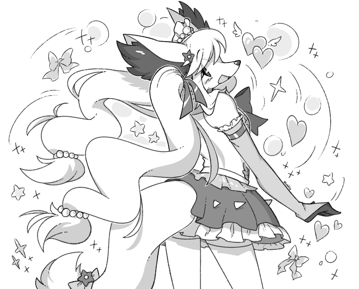 Magical girl Delphox time (For Dapuffster!) #pokemon 