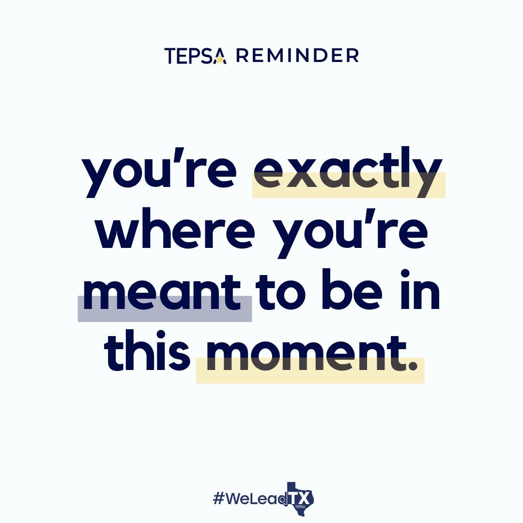 You were meant for this moment. #WeLeadTX