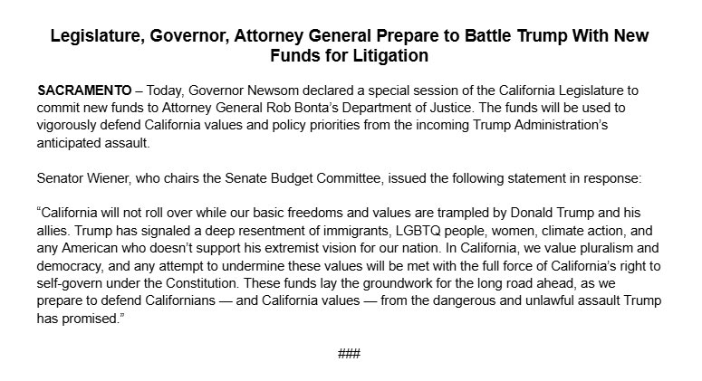 Senator Scott Wiener tweet media