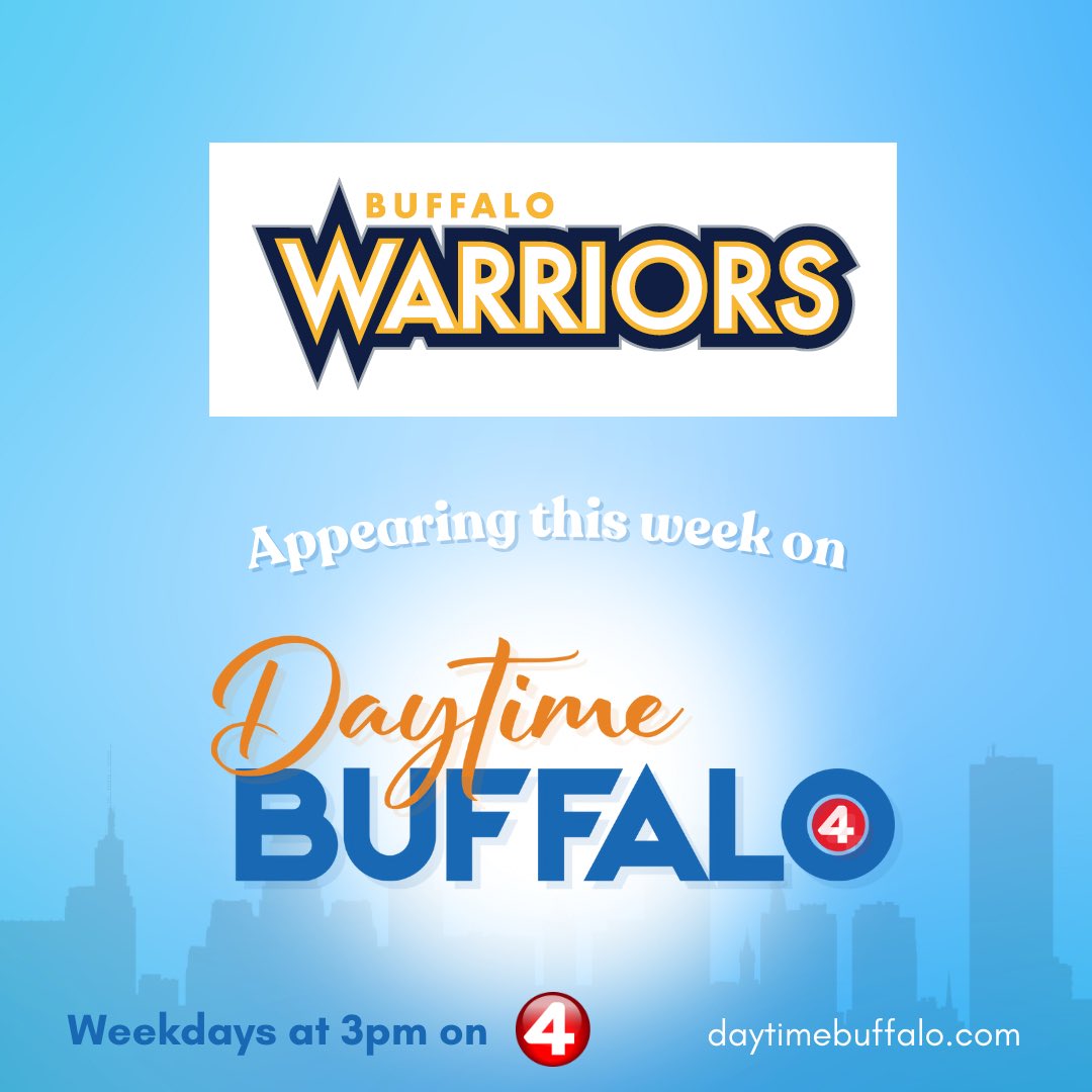Warriors on <a href="/news4buffalo/">News 4 Buffalo</a> 11/11!   Tune in!