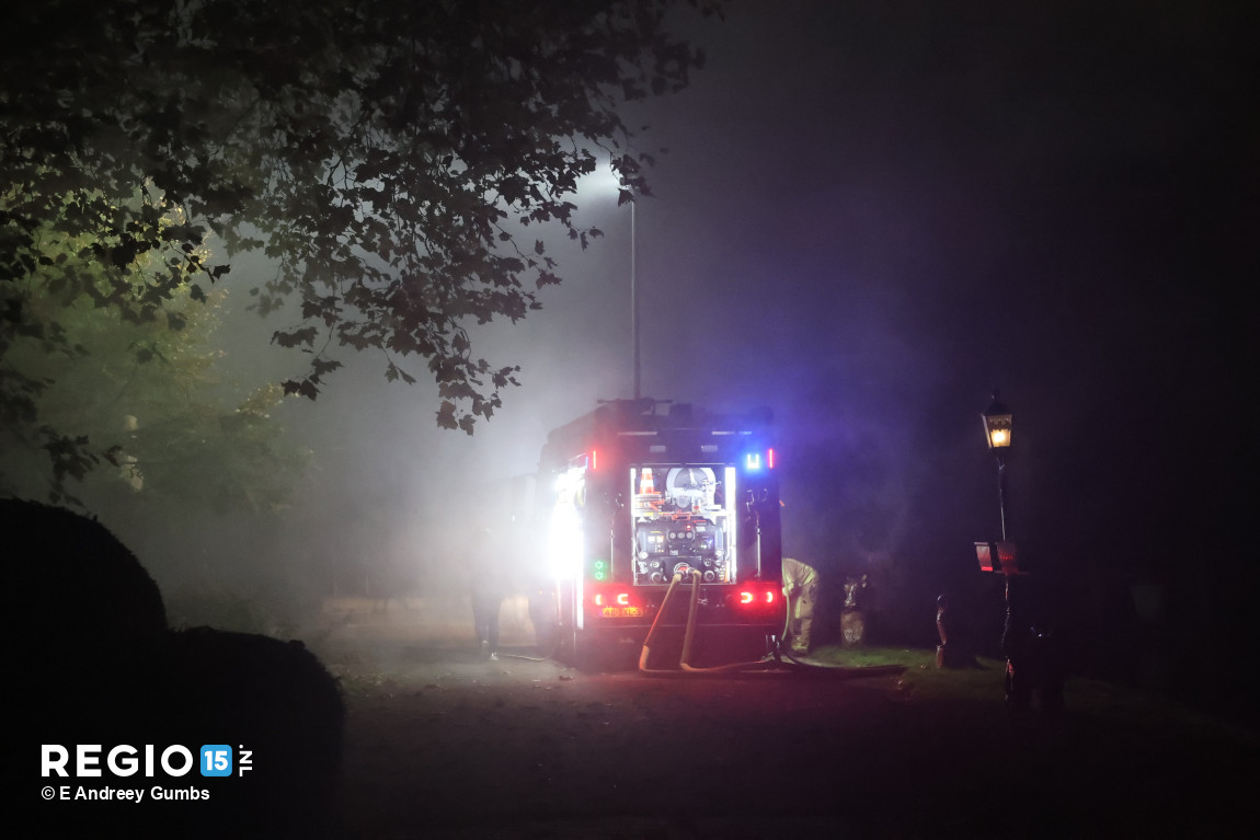 Schuurtje in brand op Buitengoed Dorrepaal Leidschendam
