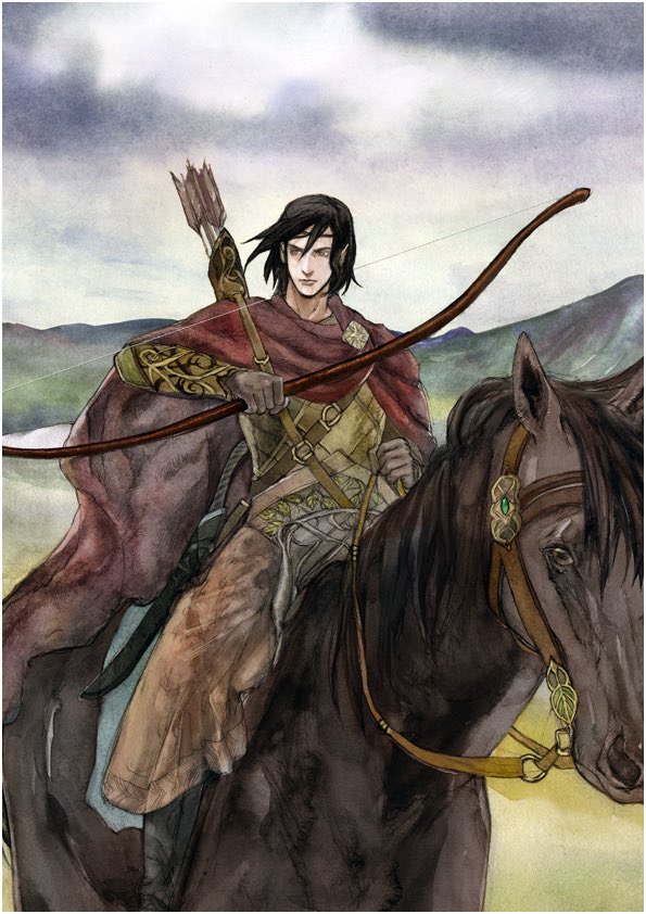 TolkienOTD's tweet photo. Tolkien character of the day is Caranthir from The Silmarillion! Requested by @rookblonkorules 
Art credit to daLomacchi
https://t.co/O5ehmt6luQ https://t.co/RtFKLdlTvO