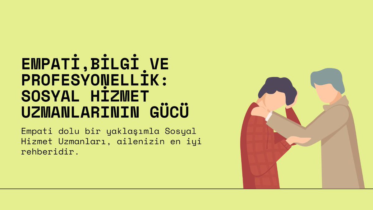 Sosyal hizmet uzmanları, korunmaya muhtaç çocukların ailelerine, çocukların güvenliğini ve refahını sağlamak için rehberlik eder. Uzmanlar, ailelerin doğru adımları atarak çocuklarına daha sağlıklı bir gelecek sunmalarını sağlar.   #AileRehberiSosyalÇalışmacı <a href="/MahinurOzdemir/">Mahinur Özdemir Göktaş</a>