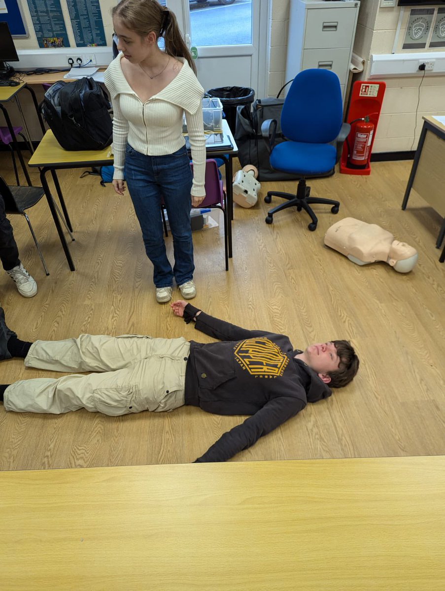 First Aid course in action