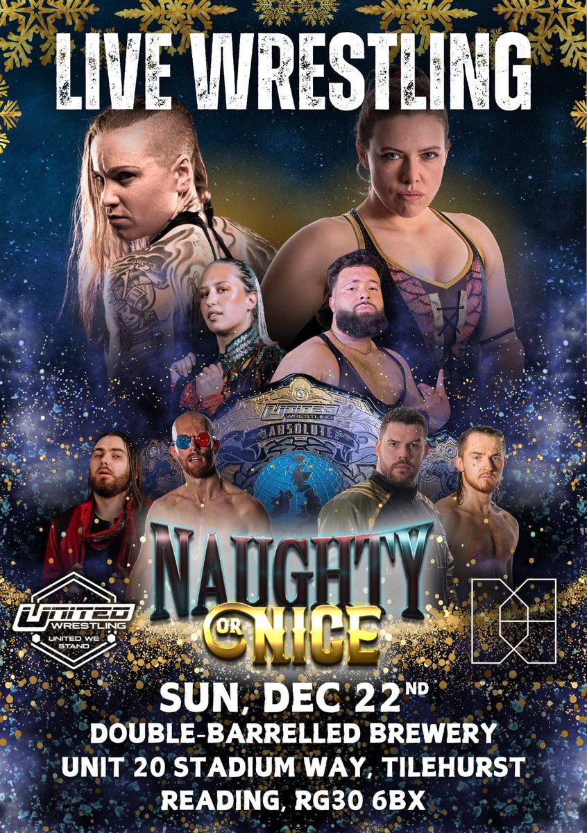 Johners Podcasting Network (@johnerspnetwork) on Twitter photo Two amazing shows coming this December from <a href="/OfficialUWUK/">United Wrestling UK</a> which sees <a href="/Artemis_PW/">Artemis</a> taking on <a href="/L_A_Taylor_/">L A Taylor • LAテイラー〓〓</a> with the United Wrestling Championship on the line.
🎟️ eventbrite.co.uk/e/united-wrest…
#wrestling #wrestlingtwitter #wrestlingcommunity Two amazing shows coming this December from <a href="/OfficialUWUK/">United Wrestling UK</a> which sees <a href="/Artemis_PW/">Artemis</a> taking on <a href="/L_A_Taylor_/">L A Taylor • LAテイラー〓〓</a> with the United Wrestling Championship on the line.
🎟️ eventbrite.co.uk/e/united-wrest…
#wrestling #wrestlingtwitter #wrestlingcommunity