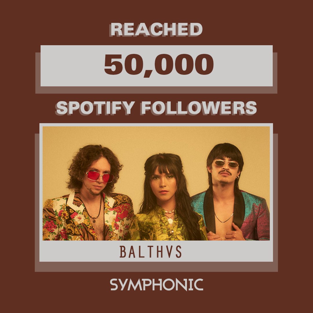 <a href="/balthvs/">BALTHVS</a> 50,000 followers on Spotify! 🚀 Their music is soaring, reaching more fans every day. Here’s to the journey ahead and even greater milestones on the horizon! 🎶