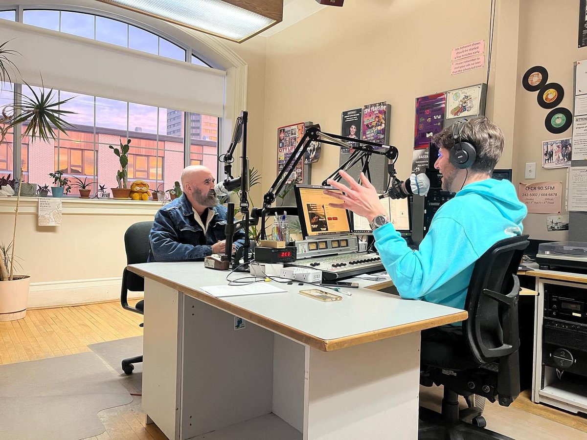 Aaron Karpinka (@aaronkarpinka) on Twitter photo Thanks <a href="/CFCRSaskatoon/">CFCR 90.5FM</a> for having me on air to talk about the show at Art Bar this Saturday! 7pm! In bed by 10!!! Chris Tiny Matchett, Carl Johnson and me! A solo acoustic triple bill! Triple THRILL if you will! Tickets only 12.00 in advance! 
artbartheatre.com/main-stage-sho… Thanks <a href="/CFCRSaskatoon/">CFCR 90.5FM</a> for having me on air to talk about the show at Art Bar this Saturday! 7pm! In bed by 10!!! Chris Tiny Matchett, Carl Johnson and me! A solo acoustic triple bill! Triple THRILL if you will! Tickets only 12.00 in advance! 
artbartheatre.com/main-stage-sho…