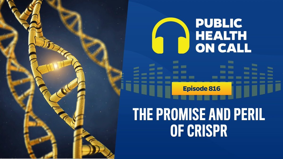 Public Health On Call (@publichealthpod) on Twitter photo CRISPR allows scientists to edit genetic code and even cure people of terrible diseases. But its power is not fully understood, and the technology far outpaces conversations about ethics and regulations.
<a href="/NealBaer/">NealBaer🏳️🌈</a> discusses in our latest episode: johnshopkinssph.libsyn.com/816-book-club-… CRISPR allows scientists to edit genetic code and even cure people of terrible diseases. But its power is not fully understood, and the technology far outpaces conversations about ethics and regulations.
<a href="/NealBaer/">NealBaer🏳️🌈</a> discusses in our latest episode: johnshopkinssph.libsyn.com/816-book-club-…