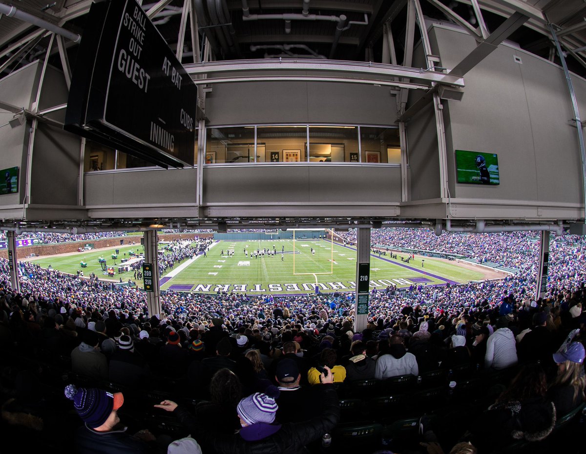 GoU_TrueNU's tweet image. One more day for a chance to win a @NUFBFamily VIP Experience at Wrigley Field that will include: 

🎟️ Two Premium seats 
🏟️ Sideline passes
🤝 Meet &amp;amp; greet with HC David Braun 

Enter now: bit.ly/4faYuWh