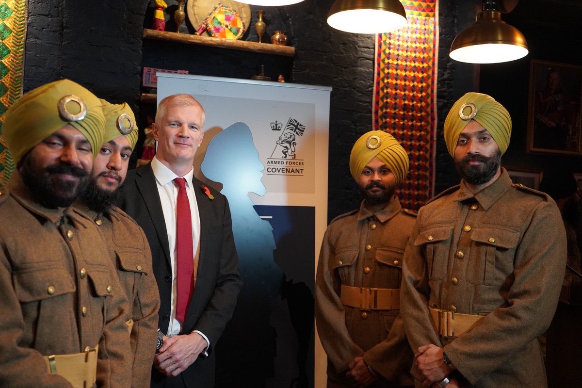 I was proud to attend the Sikh Military Foundation’s launch of their WWI Sikh Remembrance campaign. The Sikh Armed Forces have a proud and courageous history. It’s worth noting c90k Sikhs gave their lives to protect the freedoms we enjoy in both World Wars. We must ensure