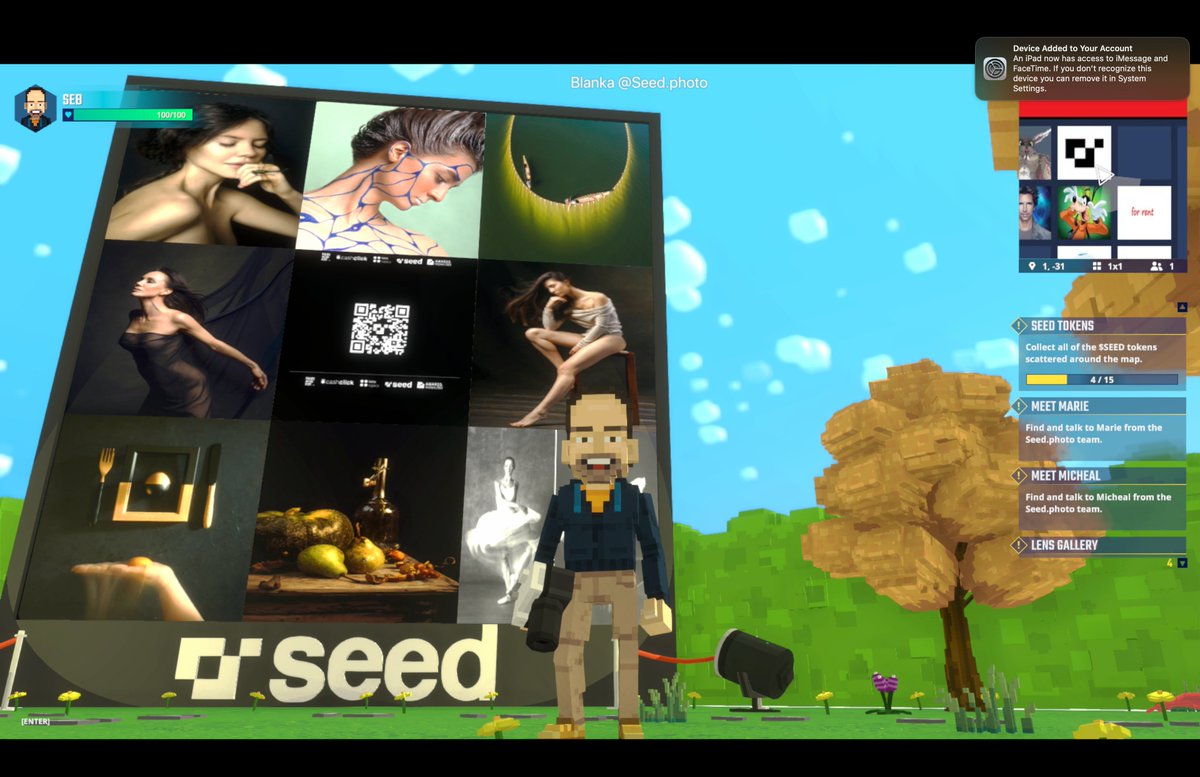borgetsebastien's tweet photo. 📸 Missing @ParisPhotoFair this week?

You can still enjoy digital art and photography in the Metaverse with @SeedPhoto gallery on @TheSandboxGame

https://t.co/Hx86lBGFJ6