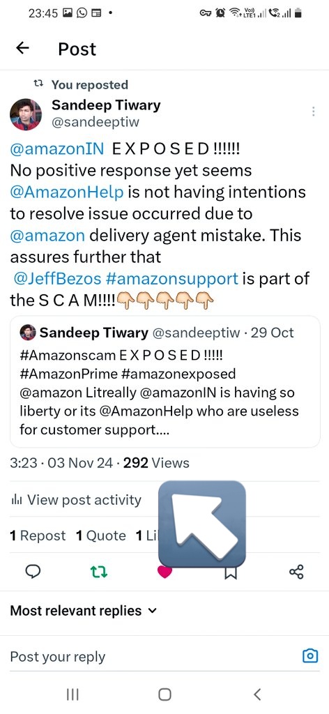 Sandeep Tiwary (@sandeeptiw) on Twitter photo Keep an eye <a href="/AmazonHelp/">Amazon Help</a> will keep posting to reach out to as much as possible to expose <a href="/amazon/">Amazon</a> <a href="/AmazonUK/">Amazon.co.uk</a> <a href="/AmazonAustralia/">Amazon.com.au</a> <a href="/AmazonKSA/">Amazon.sa</a> <a href="/AmazonEG/">Amazon.eg</a> Keep an eye <a href="/AmazonHelp/">Amazon Help</a> will keep posting to reach out to as much as possible to expose <a href="/amazon/">Amazon</a> <a href="/AmazonUK/">Amazon.co.uk</a> <a href="/AmazonAustralia/">Amazon.com.au</a> <a href="/AmazonKSA/">Amazon.sa</a> <a href="/AmazonEG/">Amazon.eg</a>