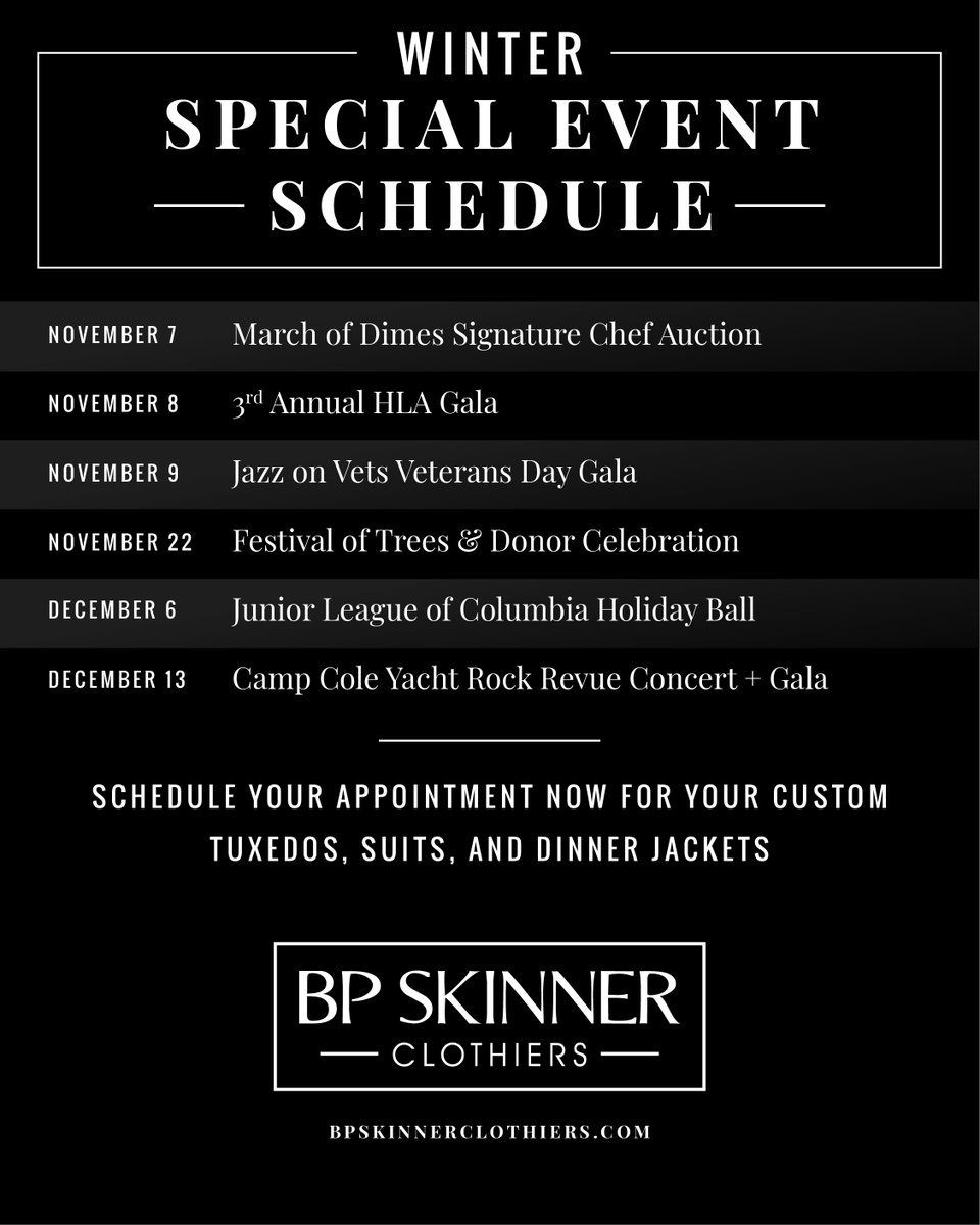 BP Skinner Clothiers tweet media