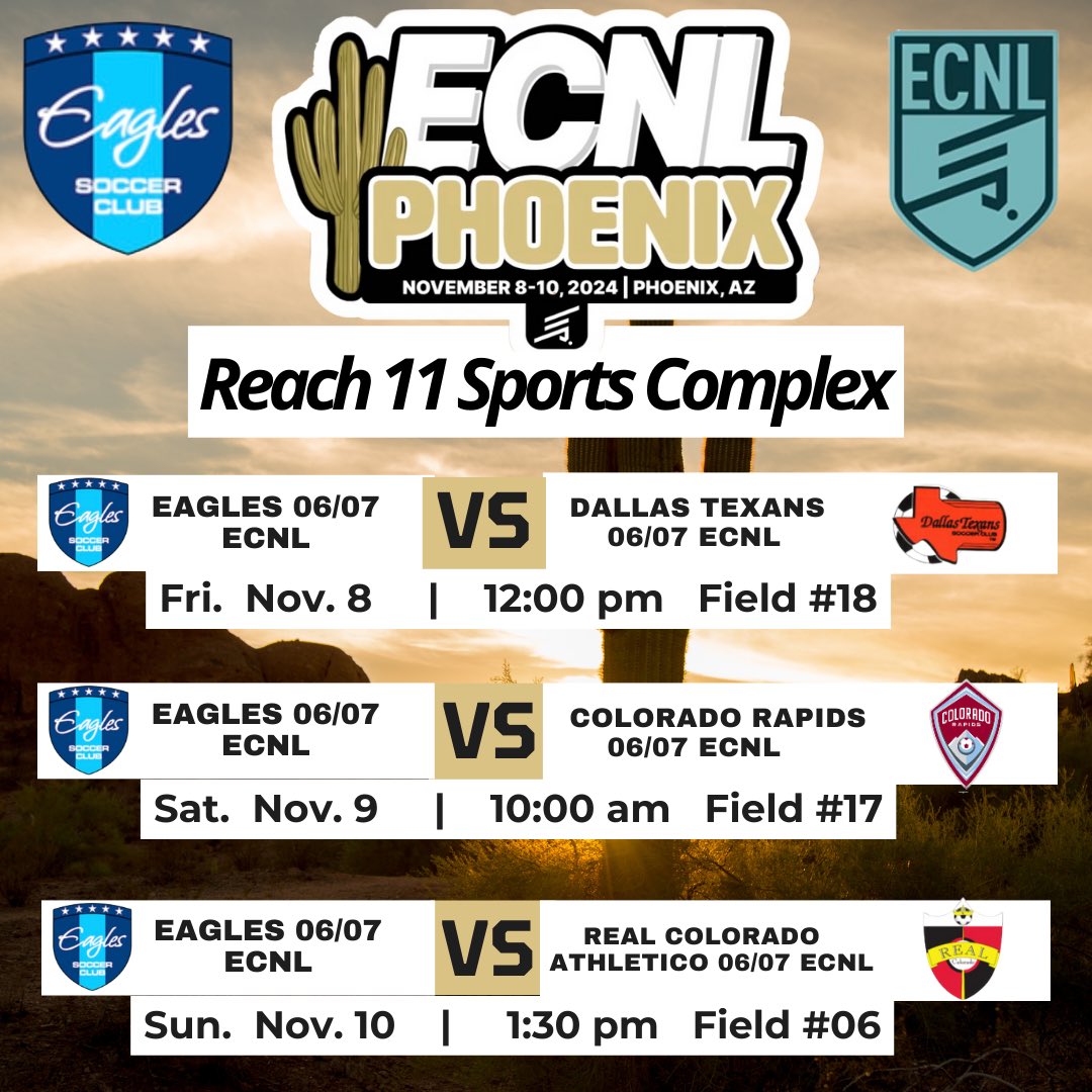 Excited for this weekend in Arizona. <a href="/ECNLgirls/">ECNL Girls</a> #ECNLPHX