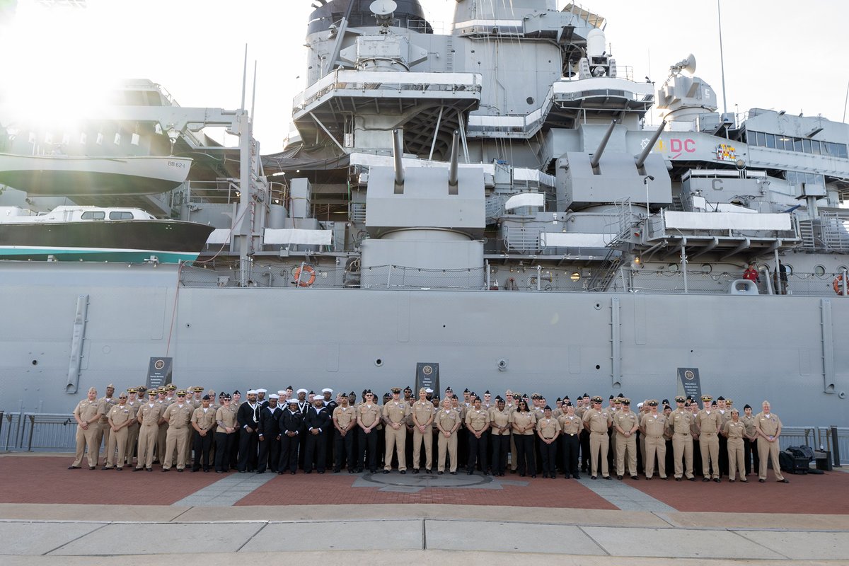 USS John Basilone (DDG 122) Sailors got the chance to go aboard the USS New Jersey (BB 62) in Camden, NJ for a ship tour.
