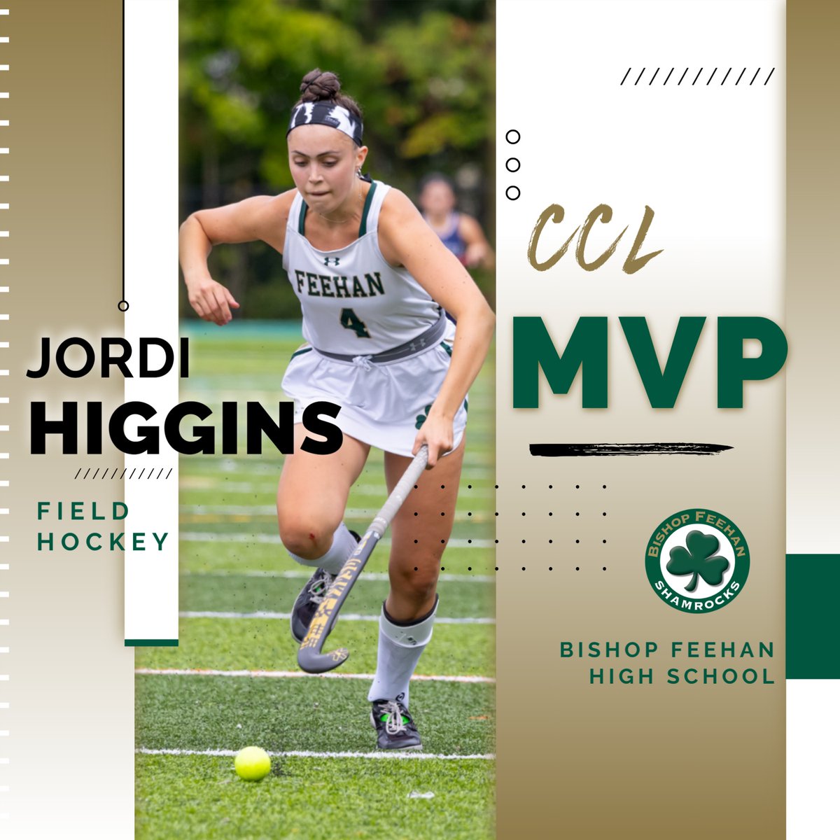 Bishop Feehan Athletics (@feehanathletics) on Twitter photo Congratulations for <a href="/Feehan_Fhockey/">Bishop Feehan Field Hockey</a> <a href="/CCLeagueEst1975/">Catholic Central League</a> MVP Junior Jordi Higgins!
#GoShamrocks Congratulations for <a href="/Feehan_Fhockey/">Bishop Feehan Field Hockey</a> <a href="/CCLeagueEst1975/">Catholic Central League</a> MVP Junior Jordi Higgins!
#GoShamrocks