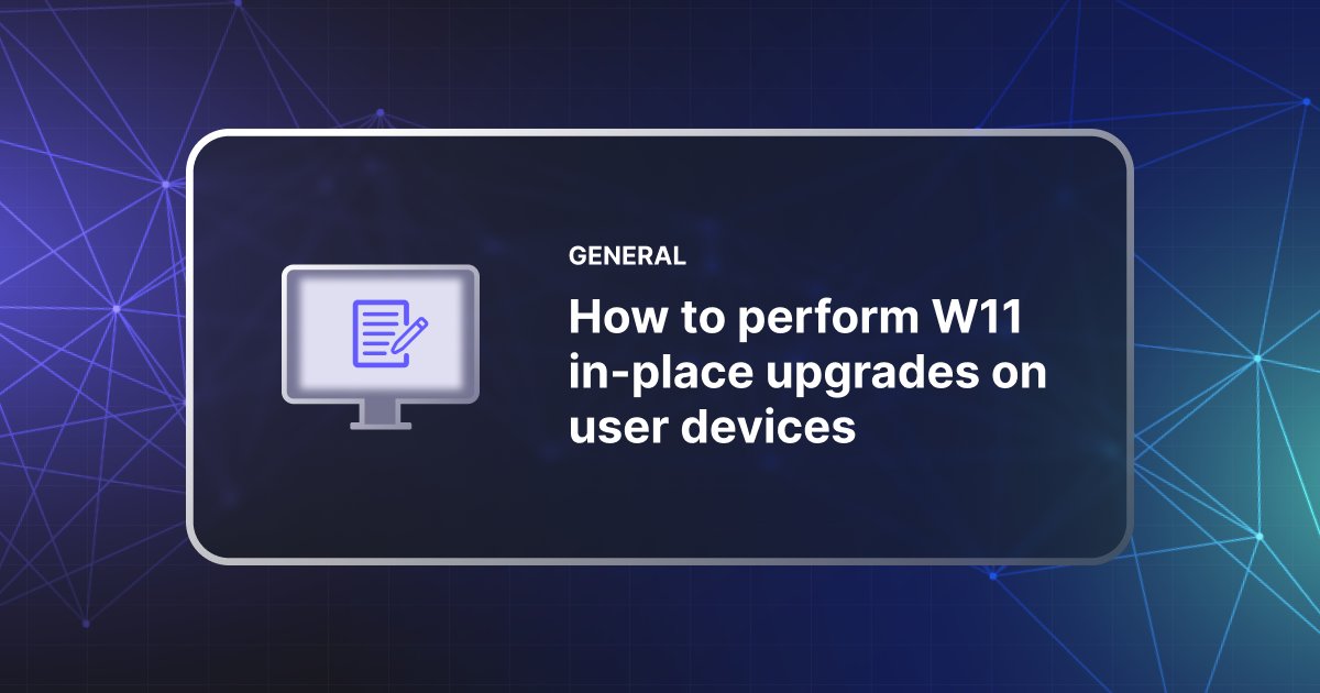 SmartDeploy's tweet image. Learn how to perform Windows 11 in-place upgrades on user devices quickly — and see how SmartDeploy simplifies the upgrade process and device management tasks with one tool. hubs.ly/Q02XpmLd0

#Windows11 #sysadmin #tech