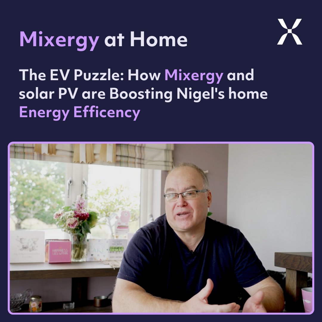 Mixergy (@mixergyltd) on Twitter photo Meet Nigel, the creator behind <a href="/EVPuzzle/">The EV Puzzle</a>! 🔋 He’s on a mission to explore the latest in green home energy solutions. We’re diving into how he uses his Mixergy Solar X to meet all his hot water needs in the most energy-efficient way. ♻️
youtu.be/zMQAtJDCQhg?si… Meet Nigel, the creator behind <a href="/EVPuzzle/">The EV Puzzle</a>! 🔋 He’s on a mission to explore the latest in green home energy solutions. We’re diving into how he uses his Mixergy Solar X to meet all his hot water needs in the most energy-efficient way. ♻️
youtu.be/zMQAtJDCQhg?si…