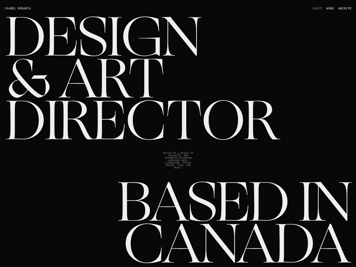 We’re thrilled to be nominated on <a href="/awwwards/">awwwards.</a>! 🤍

If you enjoyed our site, we’d be grateful for your support with a quick vote!

awwwards.com/sites/isabel-m…

w/<a href="/neundex/">Yannis Yannakopoulos</a>