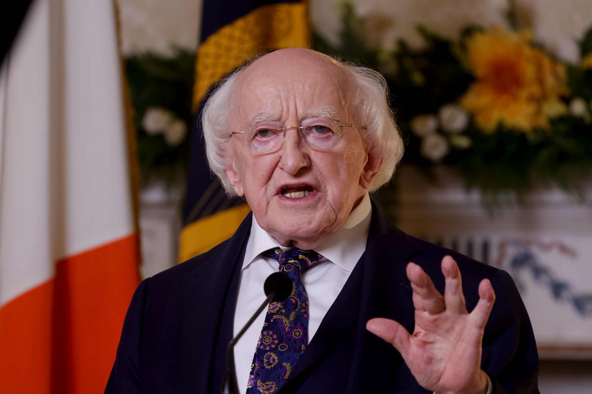 President of Ireland tweet media
