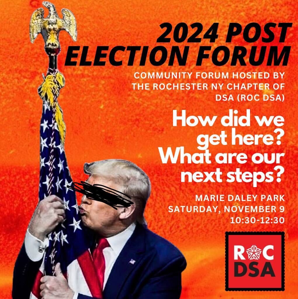 It is clear that we cannot sit back and rely on corporate Democrats to save us. We need to organize a mass movement to resist fascism and build conditions for a better world.

Come join the conversation.