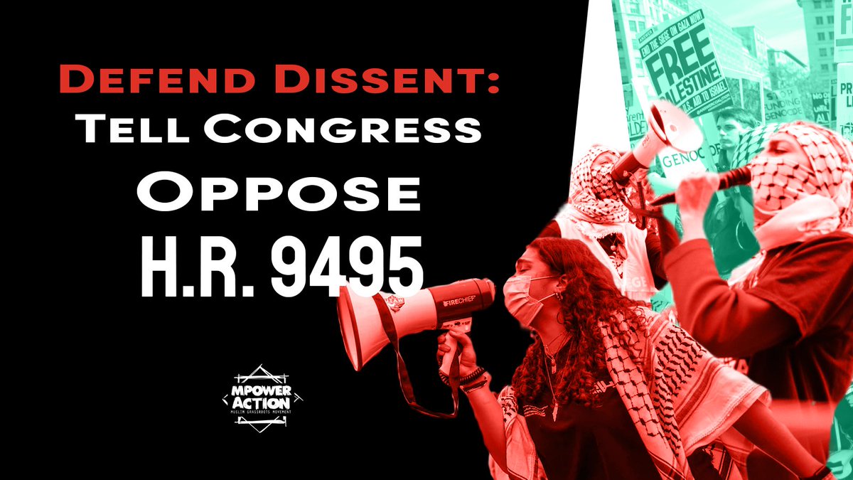 Oakland Institute on X: "H.R. 9495 is a dangerous bill that could give Trump unprecedented authority to shut down non-profits & activist student groups advocating for justice in #Palestine. TAKE ACTION NOW -