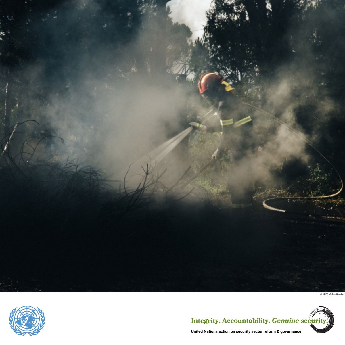 Many countries’ #securitysectors have just begun to respond to #climatecrisis and it's considered a #SecuritySectorReform gap. We’ll be discussing this at our event on #climatechange and #securitysectorreform at #COP29 in Baku, Azerbaijan, on 15 November 👉un.org/ssr/en/content…