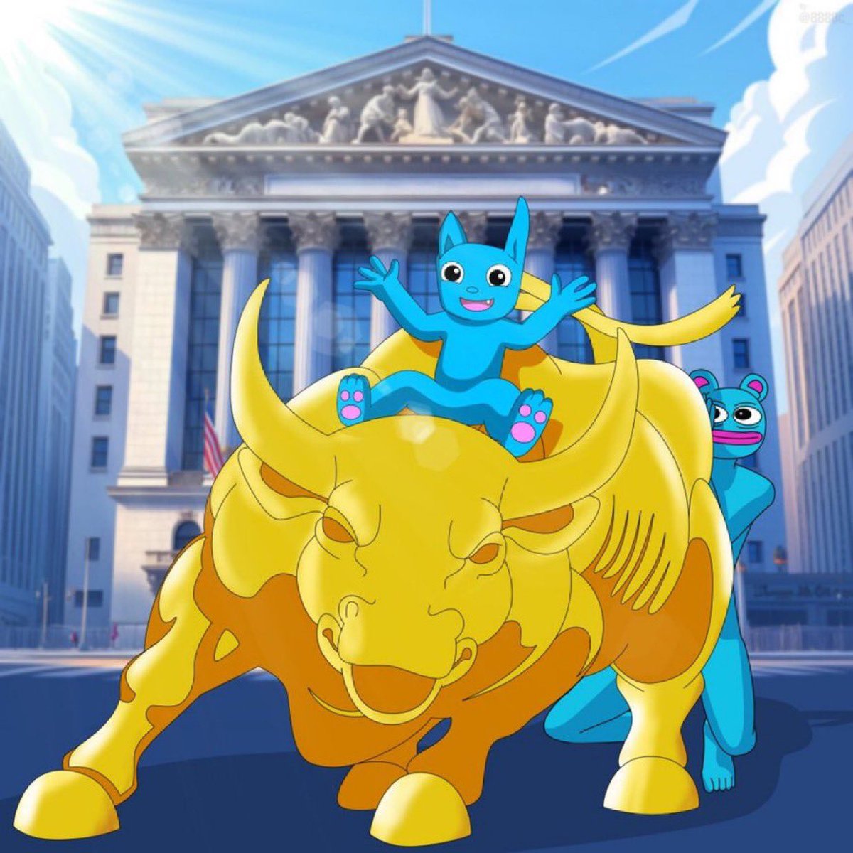 Balt's ready to tame the bulls and grab them by the horns! 🐂 #Bullish