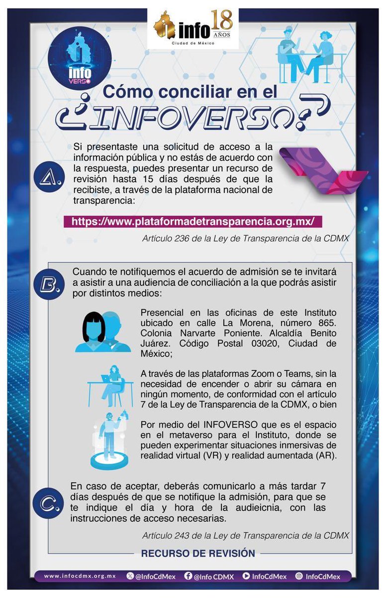 AristidesRodri's tweet image. 📲 Navega por el #INFOverso, el nuevo espacio virtual del @InfoCdMex. 

👁️ ¡Conócelo!
