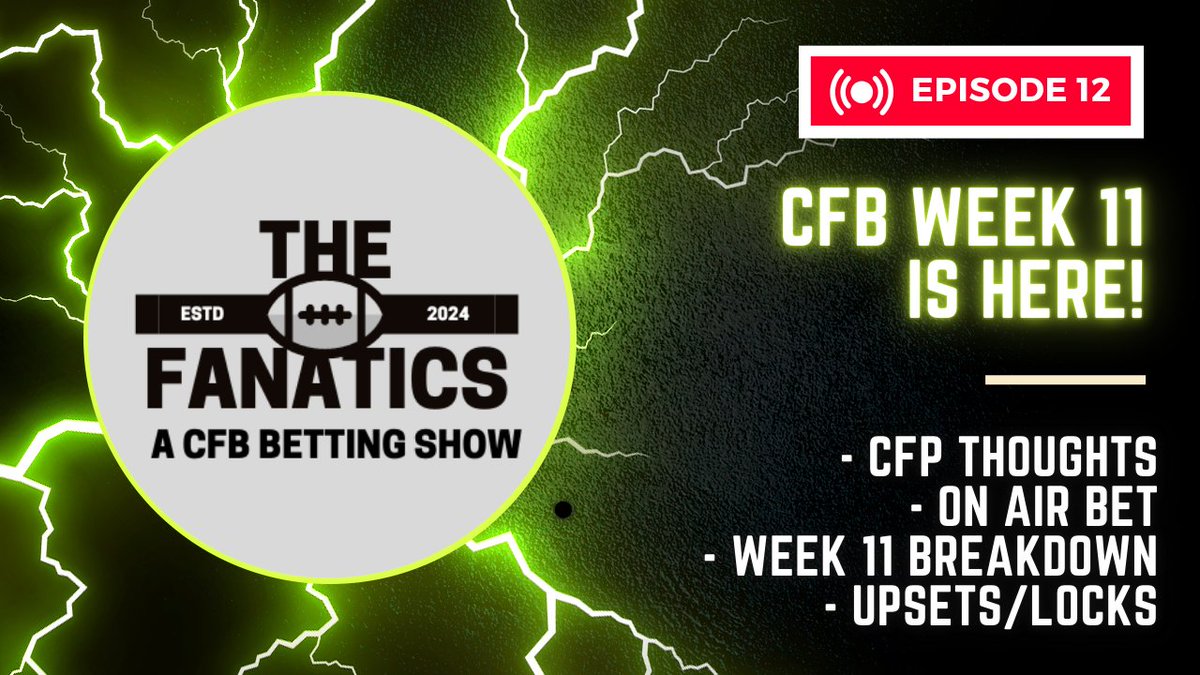 The Fanatics: A CFB Betting Show tweet media